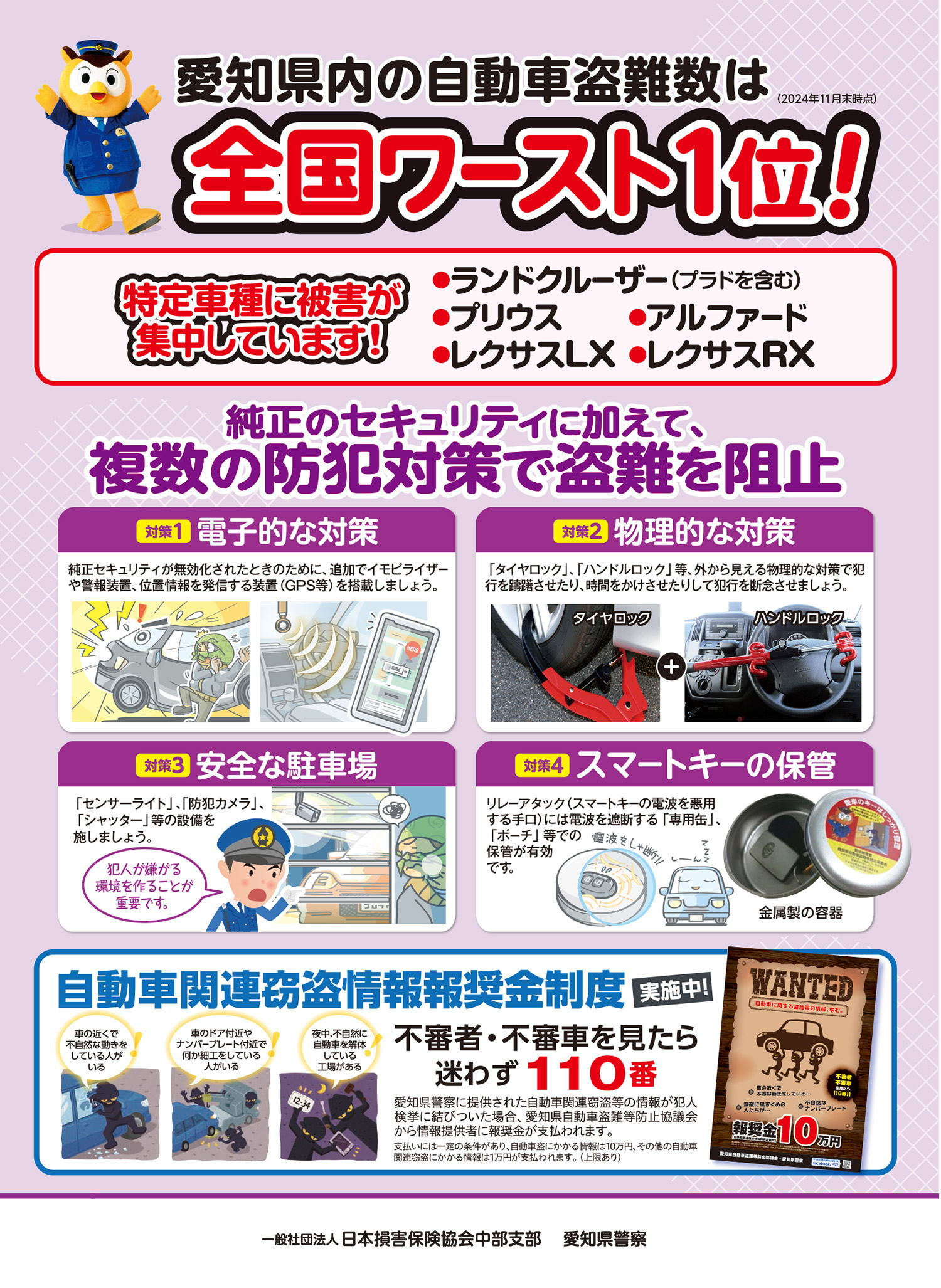 自転車盗難数は全国ワースト1位